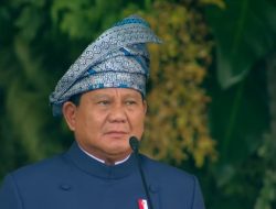 Penurunan Bendera Dipimpin oleh Presiden Prabowo