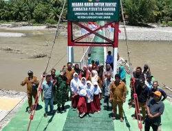 Jembatan Perintis, Presiden Terima Laporan Rampung